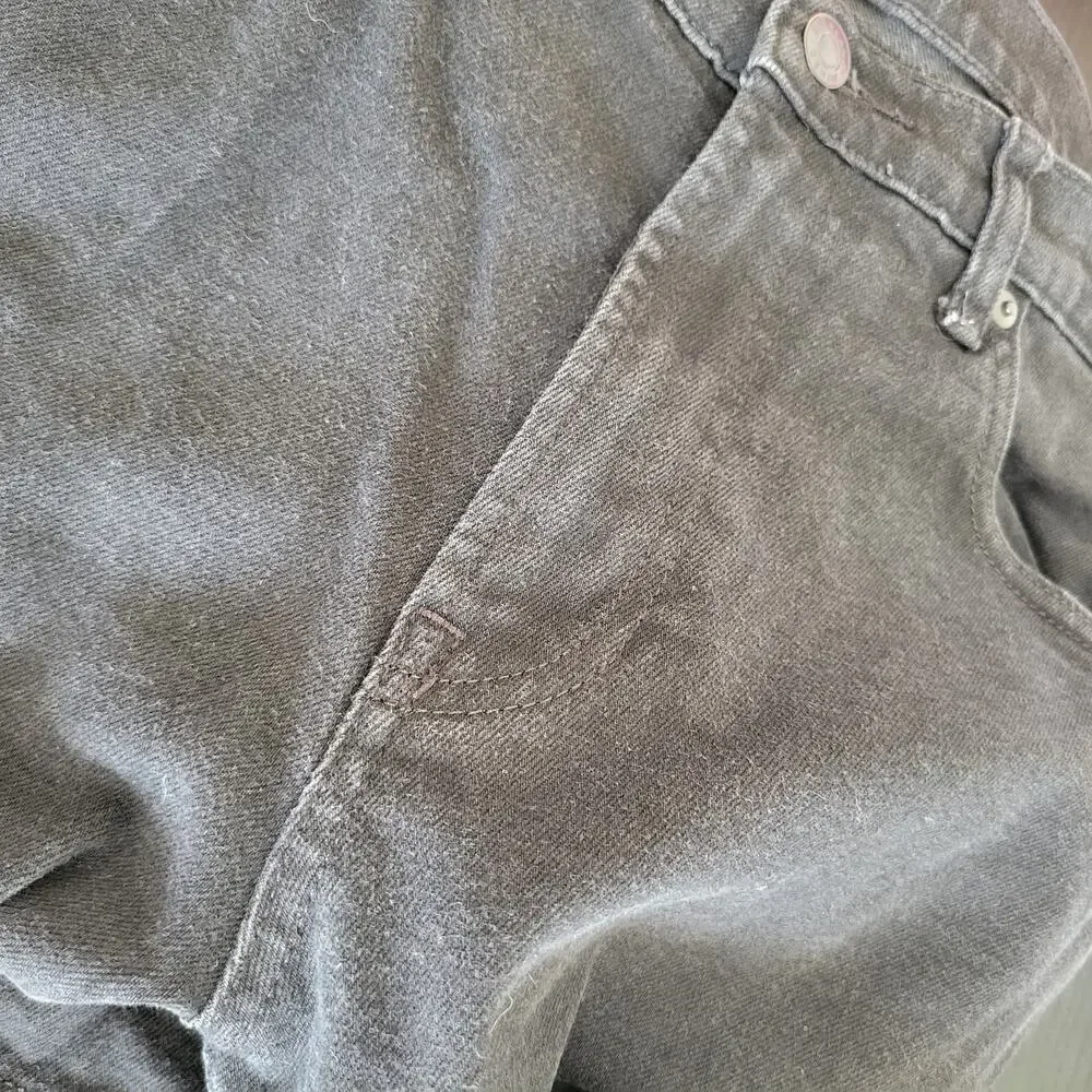 Everlane The Slim Fit Jeans Black Tapered Leg Stretch Men 34 x 30